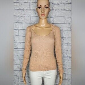 NWT L'agence Kourtlyn Womens tan shrug and tank set Sz S